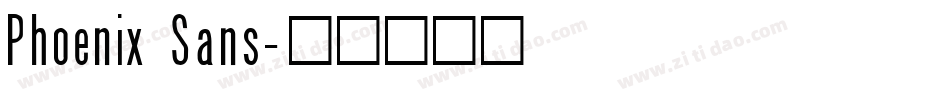 Phoenix Sans字体转换